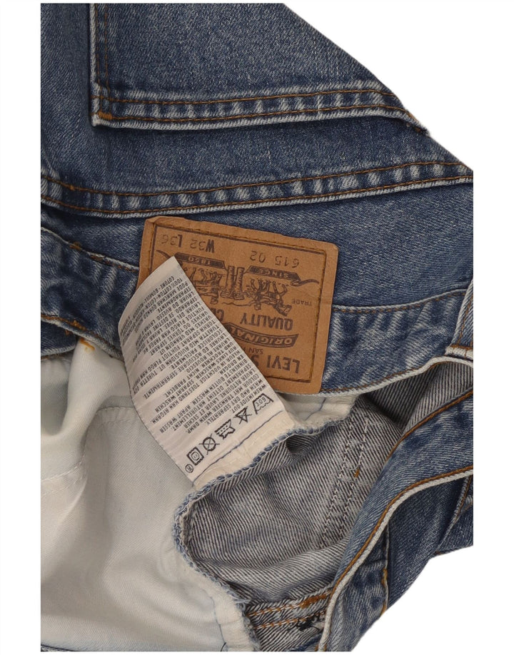 Γυναικείο τζιν σορτς LEVI'S W32 μεγάλο μπλε βαμβακερό