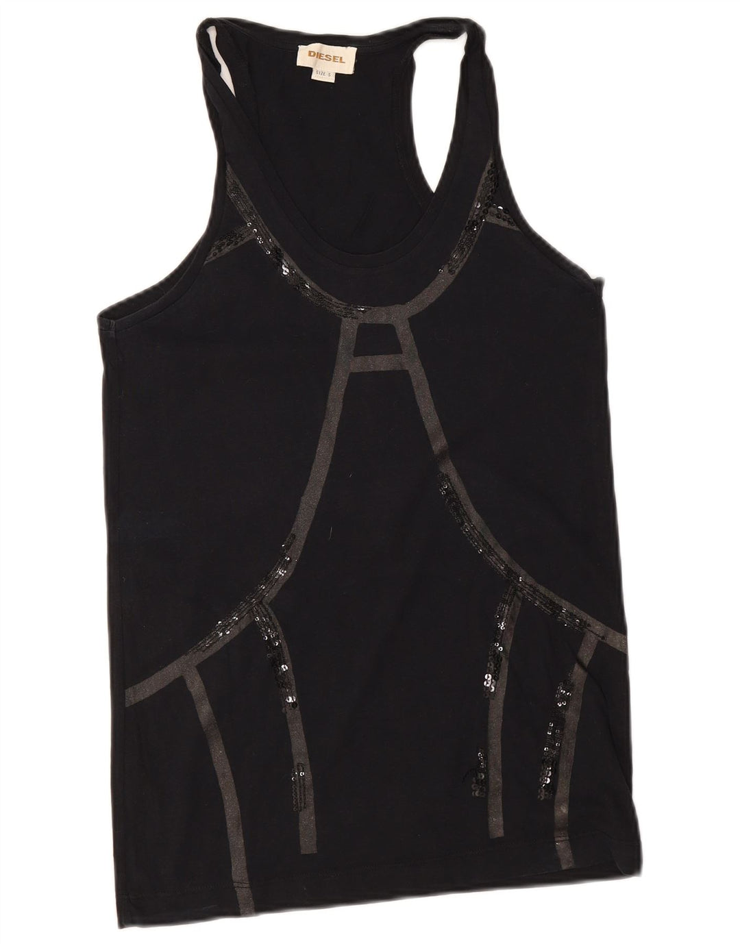 Diesel γυναικείο γιλέκο UK 10 Small Black