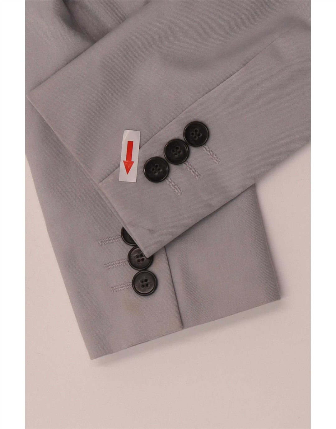 Topshop Γυναικείο σακάκι 1 κουμπιού UK 8 Small Grey Polyester