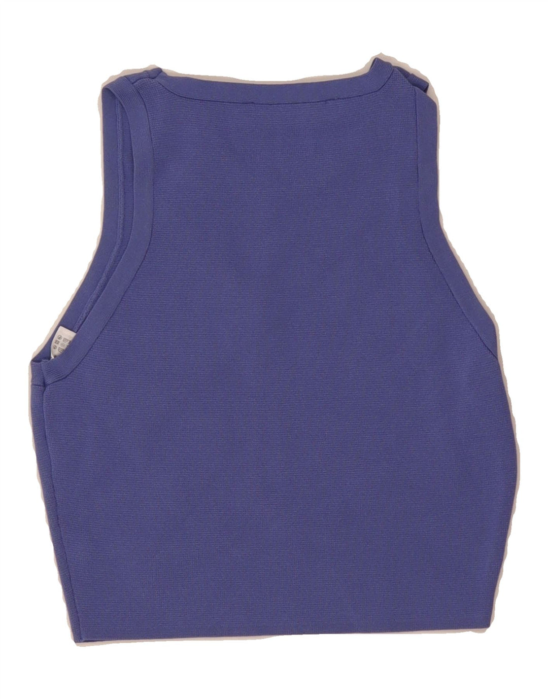 ZARA Womens Crop Top UK 8 Small Blue Viscose Vintage Zara and Second-Hand Zara from Messina Hembry 