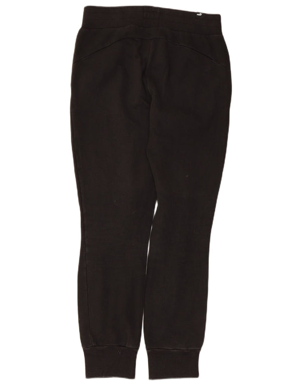 Puma Γυναικεία φόρμα παντελόνι Joggers UK 10 Small Black Cotton