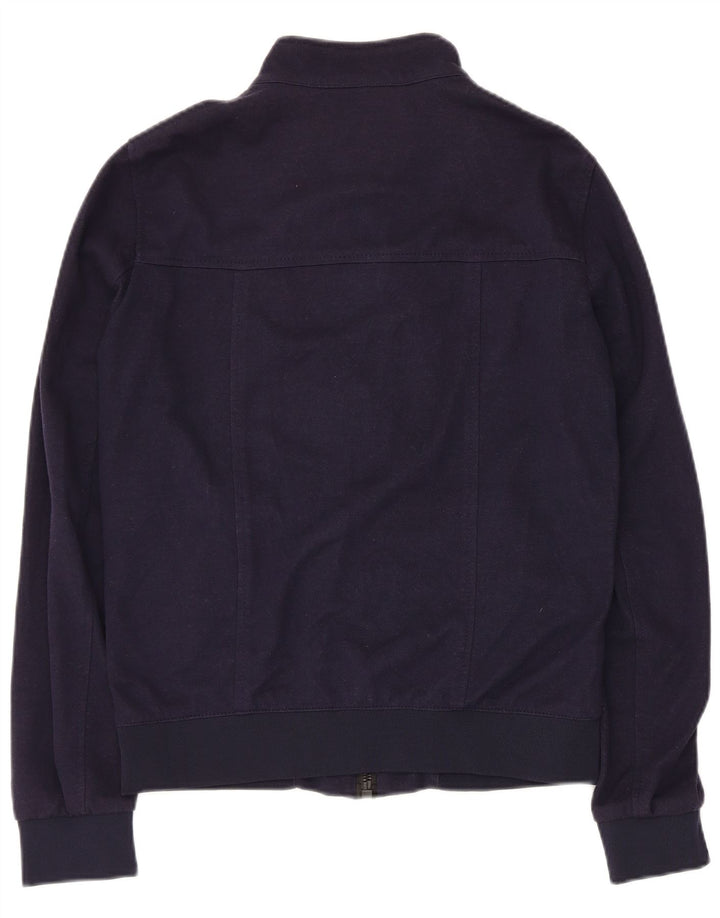 Ανδρικό μπουφάν ZARA Bomber UK 38 Medium Navy Blue Polyester