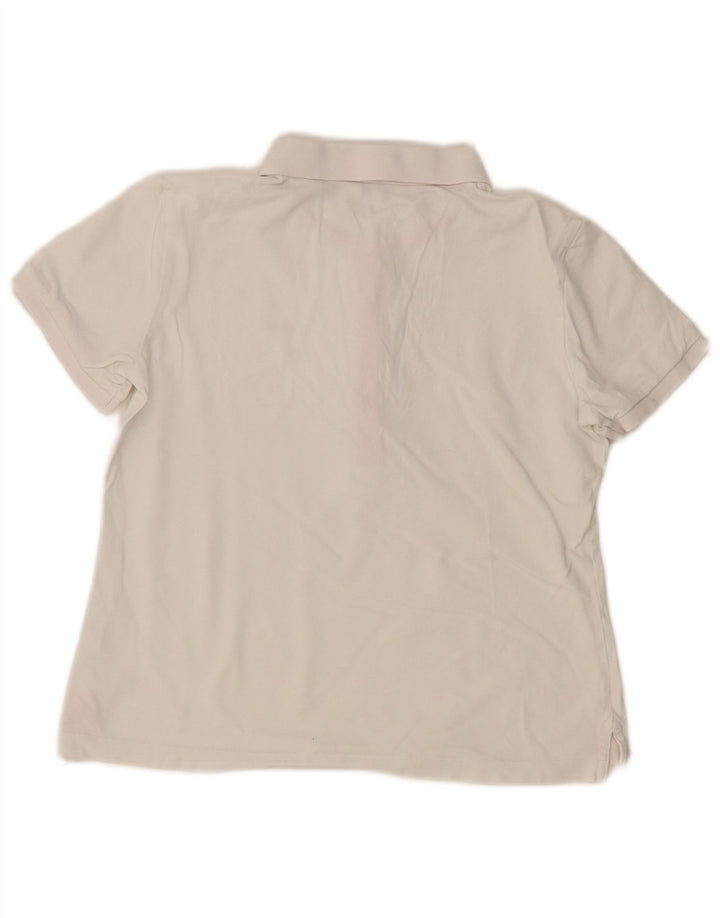 Γυναικείο μπλουζάκι πόλο Gant UK 14 Medium White