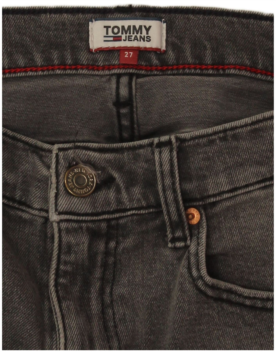 Γυναικείο τζιν σορτς Tommy Hilfiger W27 μικρό γκρι βαμβακερό