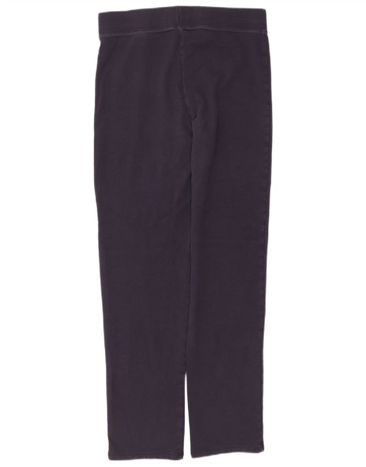 Marks & Spencer Γυναικεία φόρμα παντελόνια UK 12 Medium Navy Blue Cotton