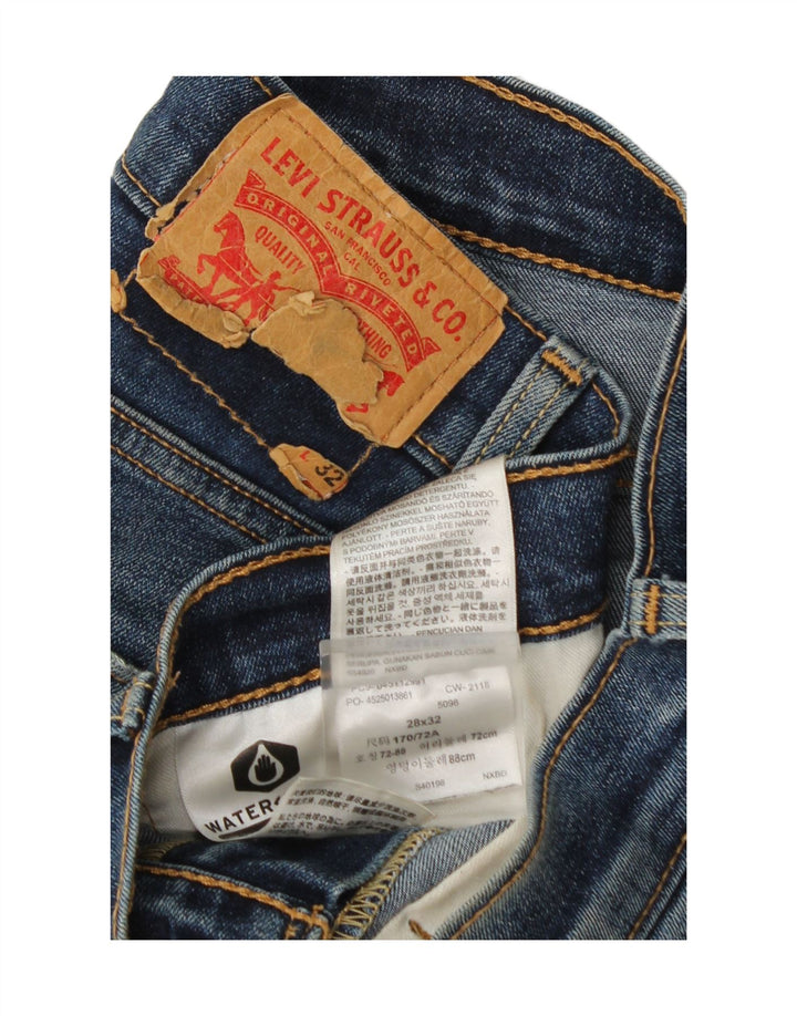 Ανδρικό τζιν Levi's Slim W28 L28 Blue Cotton