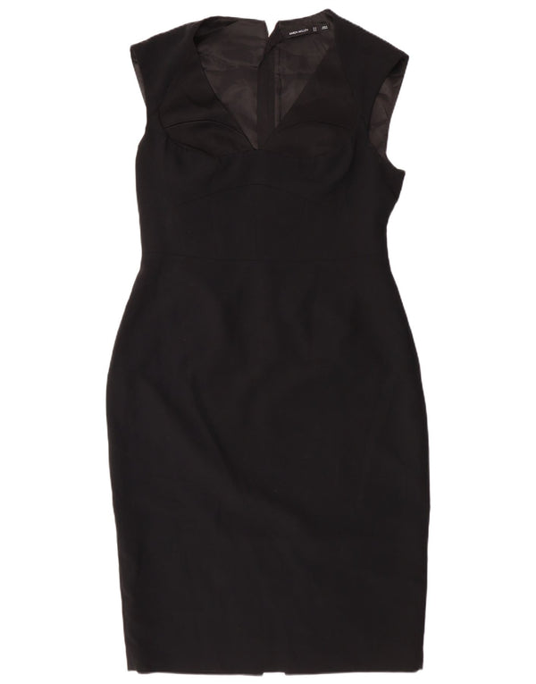 Γυναικείο αμάνικο φόρεμα Karen Millen UK 16 Large Black Triacetate