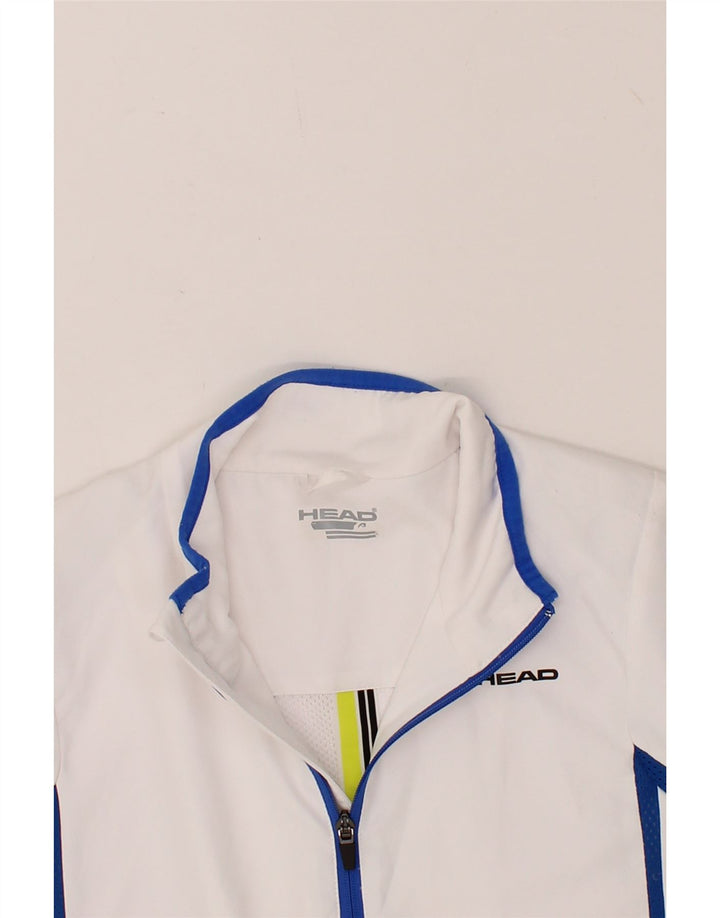HEAD Mens Tracksuit Top Jacket Small White Polyester Vintage HEAD and Second-Hand HEAD from Messina Hembry 