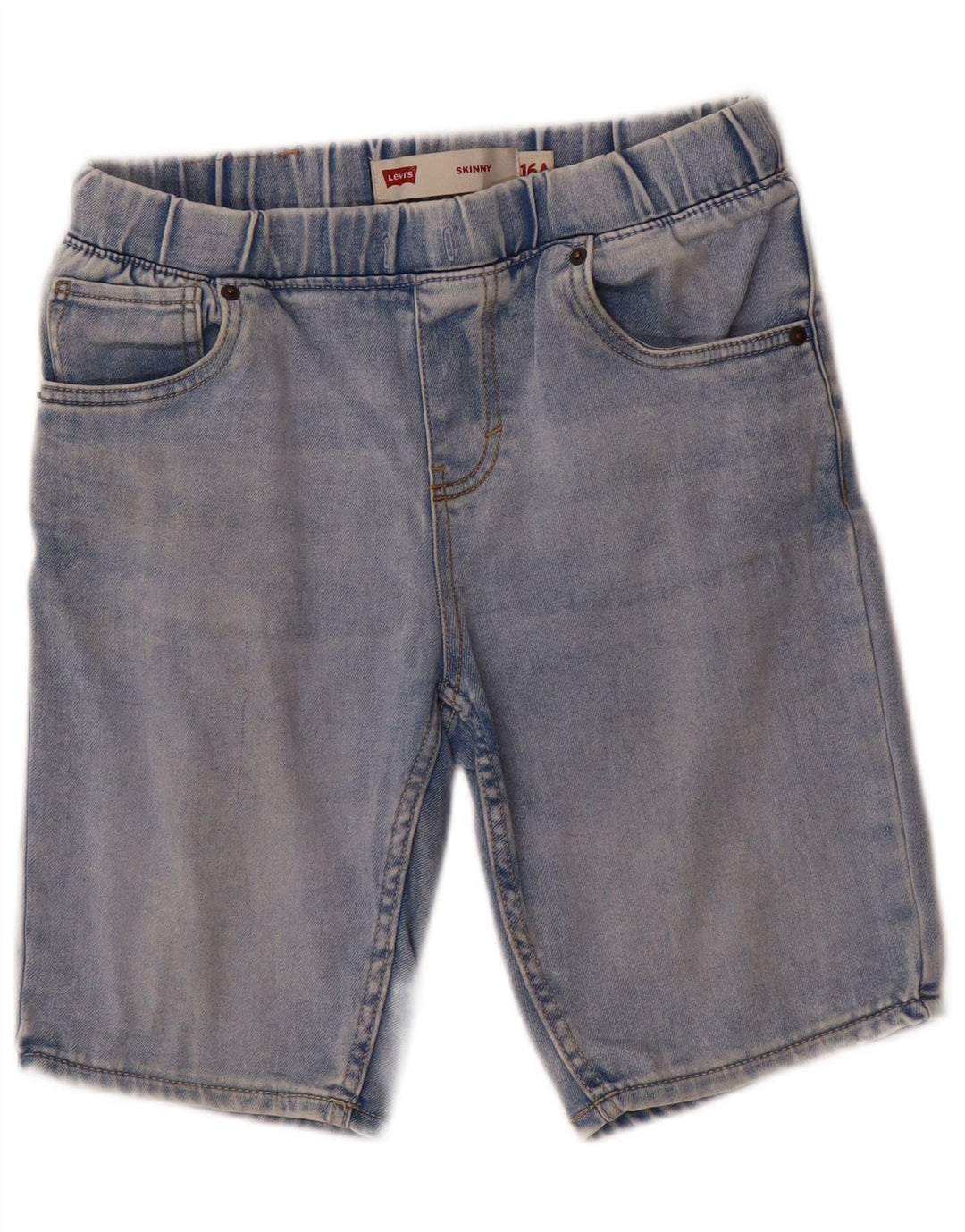 LEVI'S Boys τζιν σορτς 15-16 ετών W29 Μπλε βαμβακερό