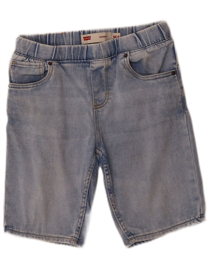 LEVI'S Boys τζιν σορτς 15-16 ετών W29 Μπλε βαμβακερό