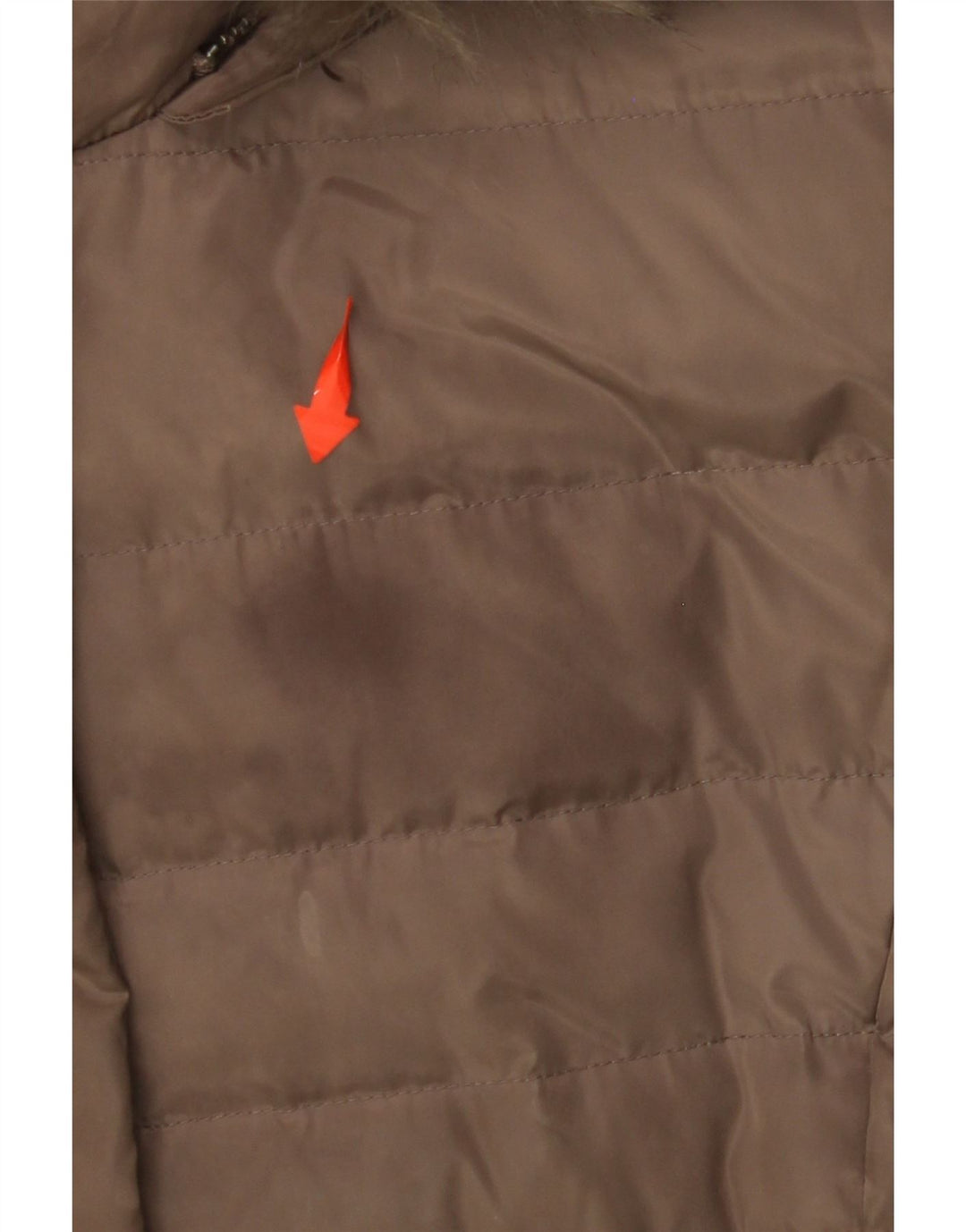 ARMANI JEANS Γυναικείο μπουφάν με κουκούλα IT 40 Μικρό καφέ πολυεστέρας