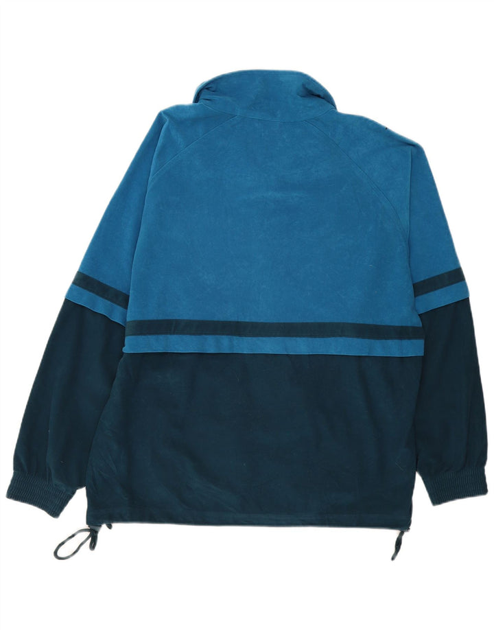 Lotto Ανδρική βελούδινη αθλητική φόρμα Top Jacket μεγάλο μπλε χρώμα