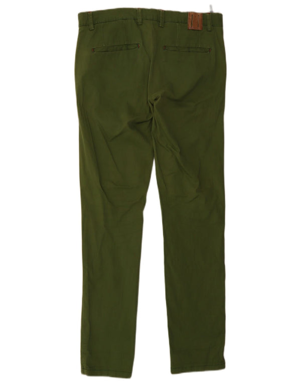 Ανδρικό παντελόνι Chino Zara Slim Fit EU 40 Medium W34 L34 Green