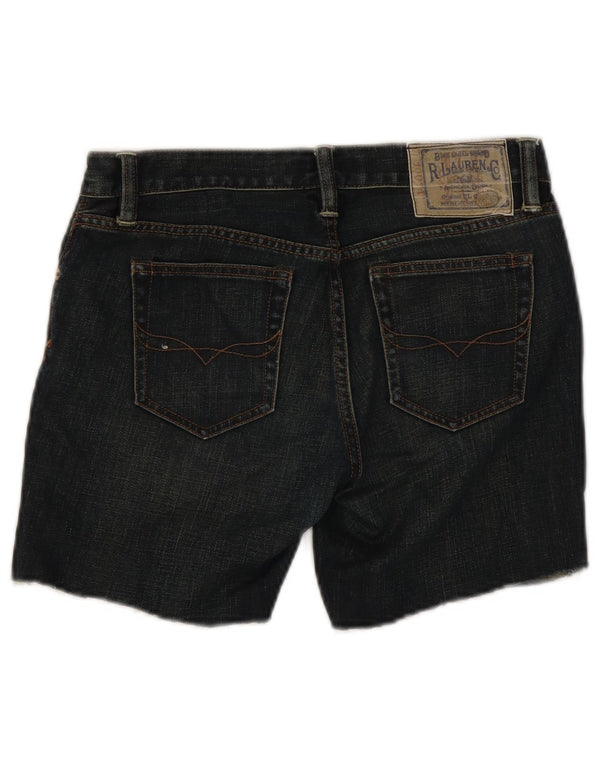 Ralph Lauren Womens Denim Shorts W26 Small  Navy Blue Cotton