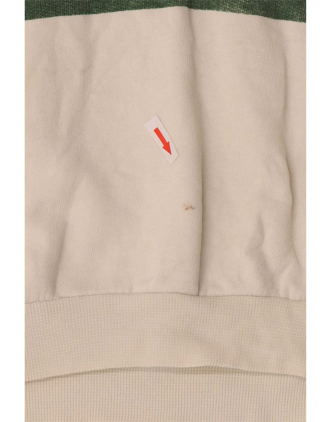 Iceberg γυναικείο υπερμεγέθη γραφικό φούτερ Jumper UK 18 XL Λευκό ριγέ