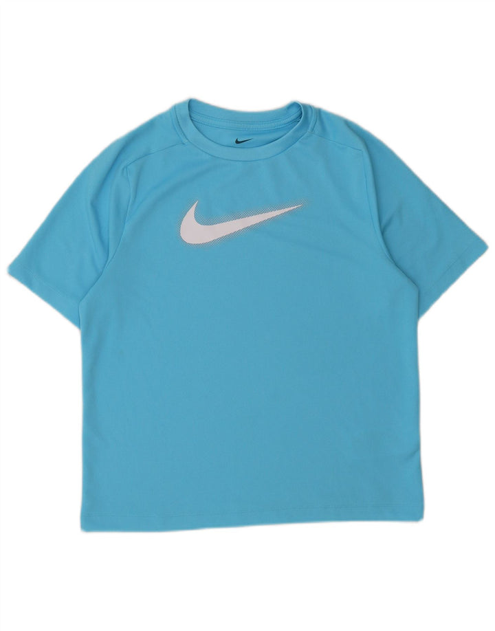 Μπλουζάκι Nike Boys Dri Fit Graphic T-shirt 12-13 ετών μεγάλο μπλε πολυεστέρας