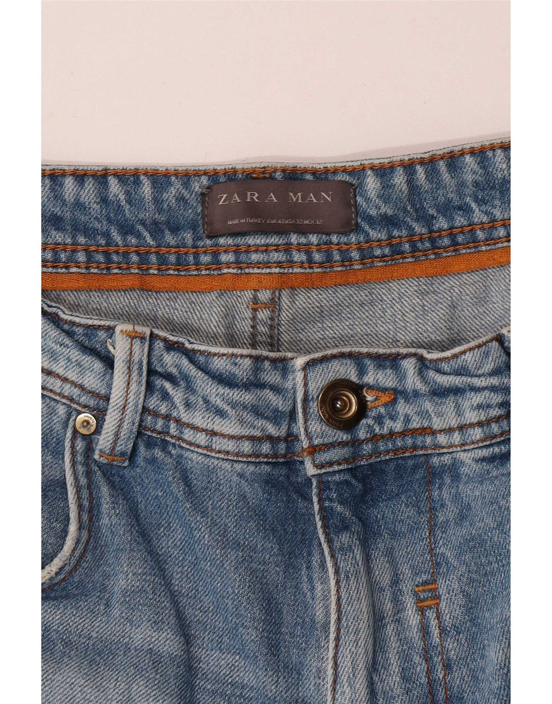 Zara Ανδρικό τζιν σορτς EU 42 Large W32 Μπλε