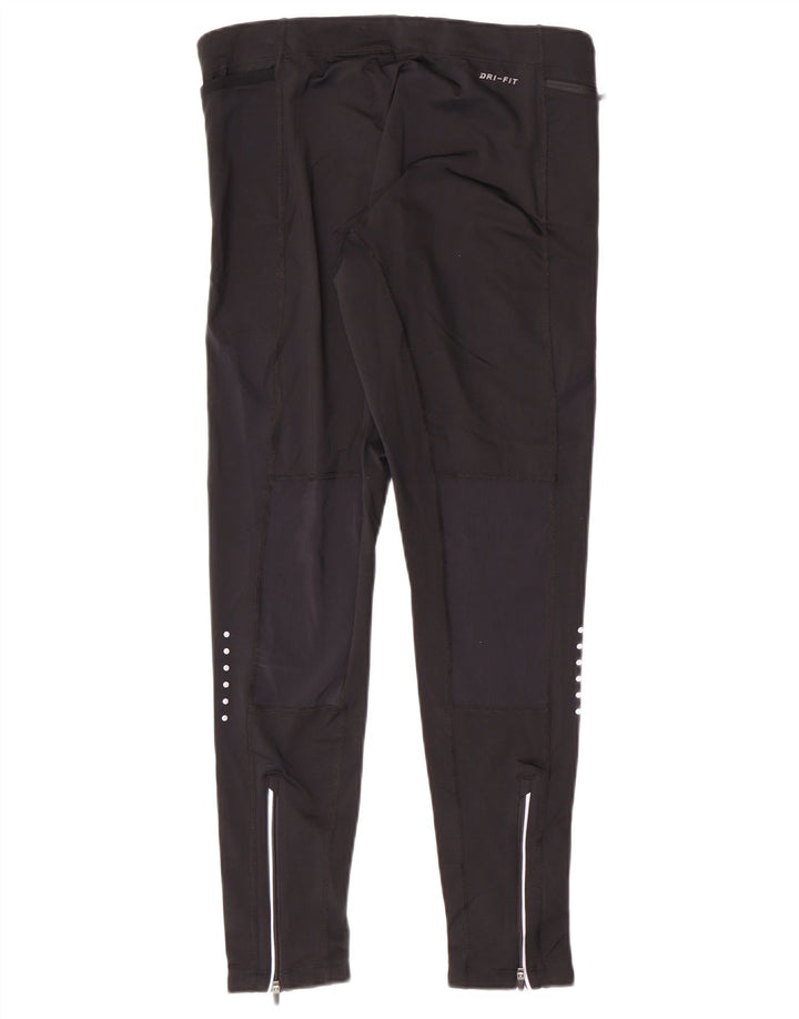 Γυναικεία κολάν Nike Dri Fit UK 12 μεσαίου μαύρου πολυεστέρα