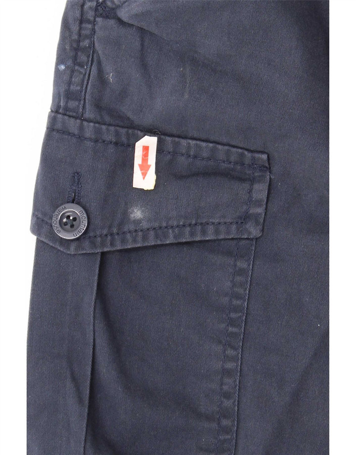 Ανδρικό σορτς κανονικού φορτίου Mountain Warehouse W36 Large Navy Blue Cotton
