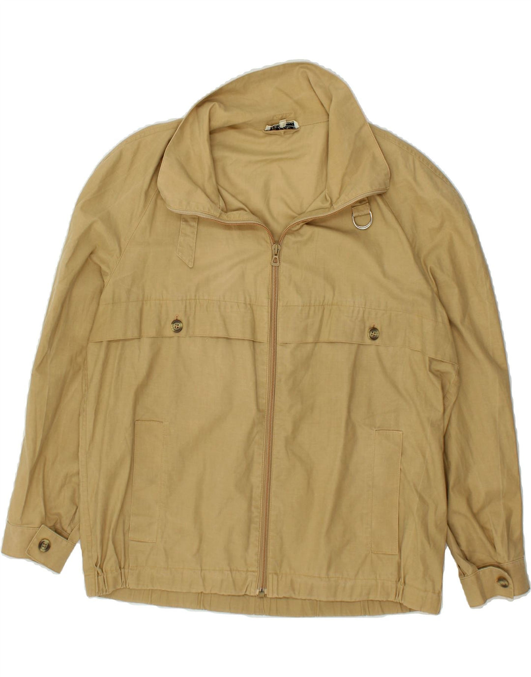 BELFE Ανδρικό Bomber Jacket IT 56 3XL Μπεζ Βαμβακερό