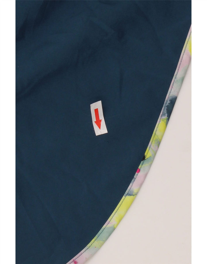 Γυναικείο γραφικό αθλητικό σορτς New Balance UK 14 Medium Blue Polyester