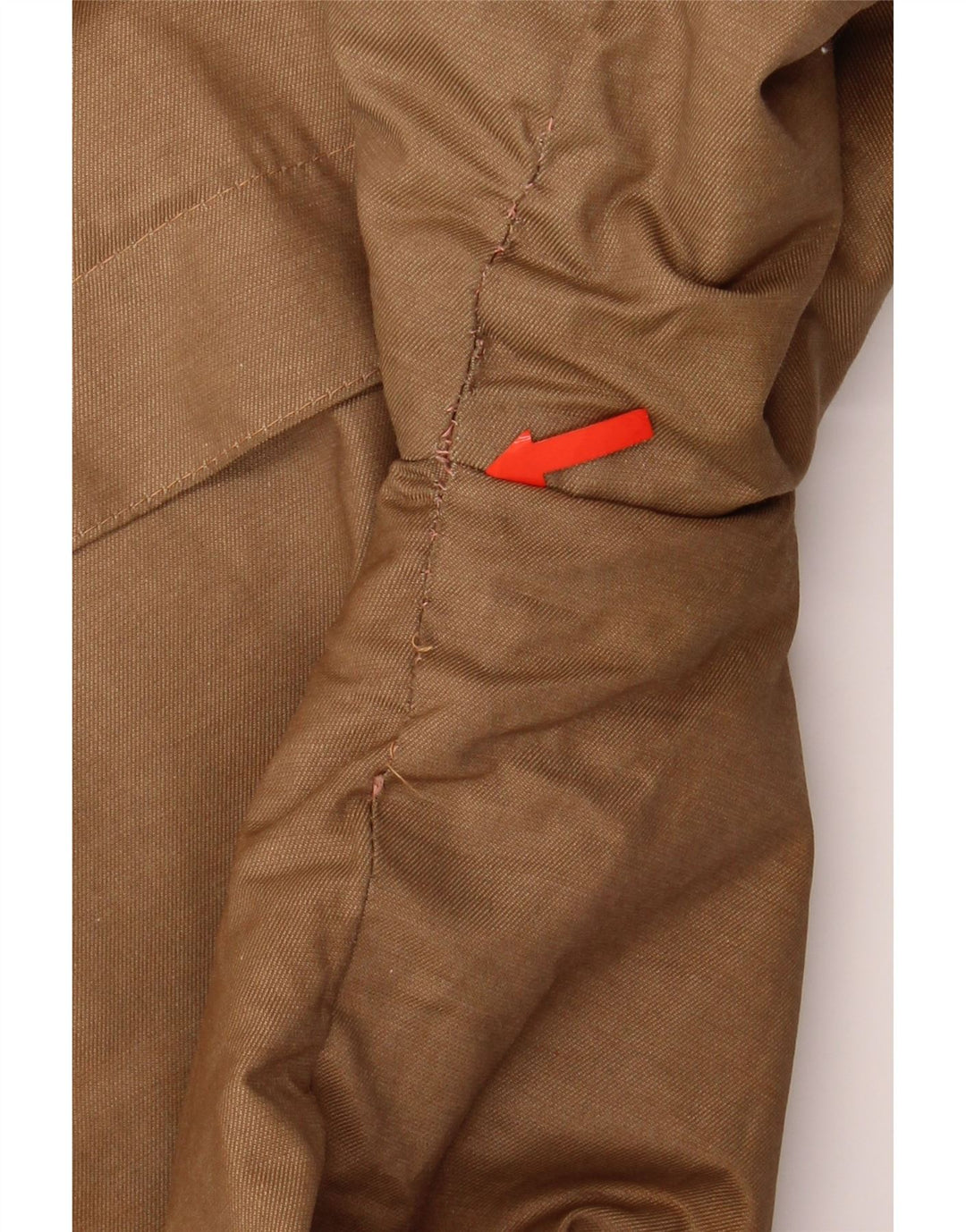 VINTAGE Mens Padded Jacket UK 40 Large Brown Vintage Vintage and Second-Hand Vintage from Messina Hembry 