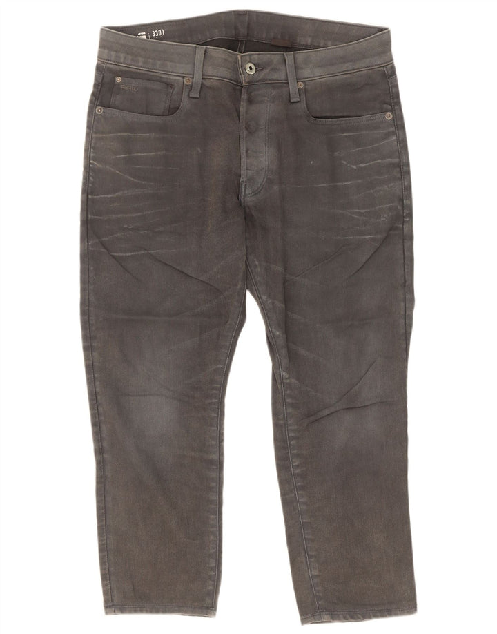 Ανδρικό Slim Jeans G-Star W32 L25 Γκρι βαμβακερό