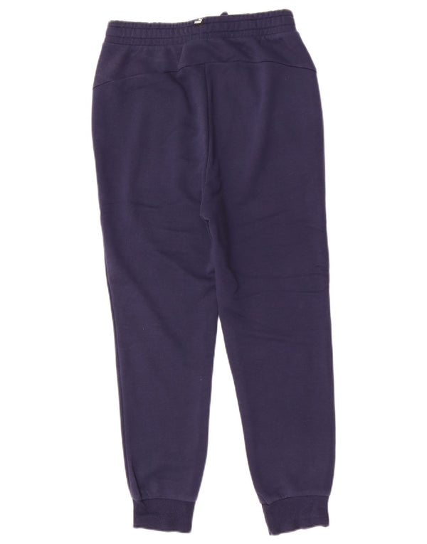 Puma Boys Graphic αθλητική φόρμα παντελόνι Joggers 11-12 ετών Navy Blue Cotton