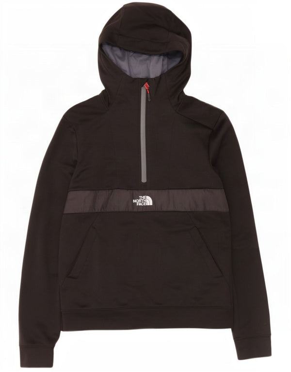 Το ανδρικό φούτερ με φερμουάρ με κουκούλα North Face Small Black Colourblock