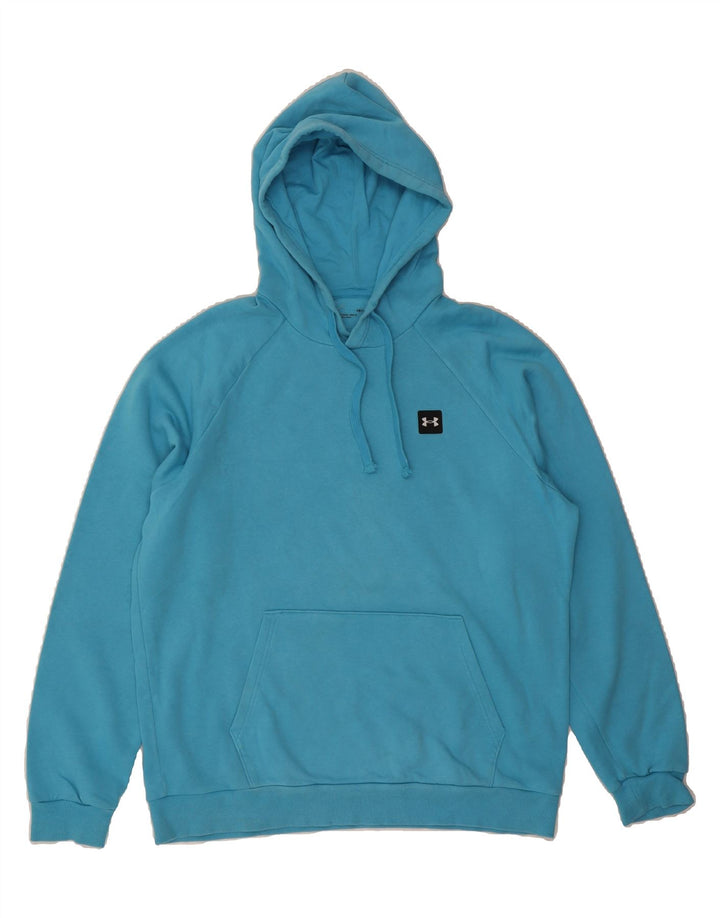 UNDER ARMOUR Mens Hoodie Jumper Large Blue Cotton Vintage Under Armour and Second-Hand Under Armour from Messina Hembry 