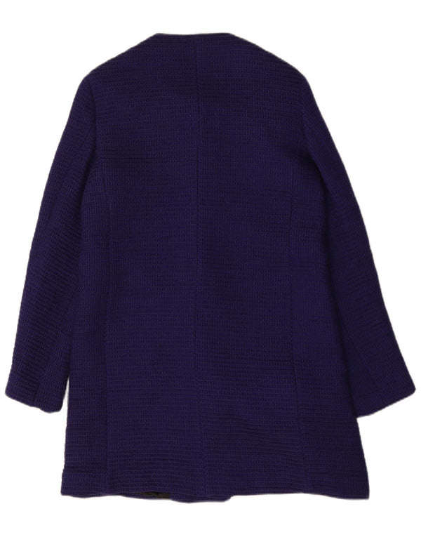 Zara Γυναικείο Πανωφόρι UK 10 Small Navy Blue