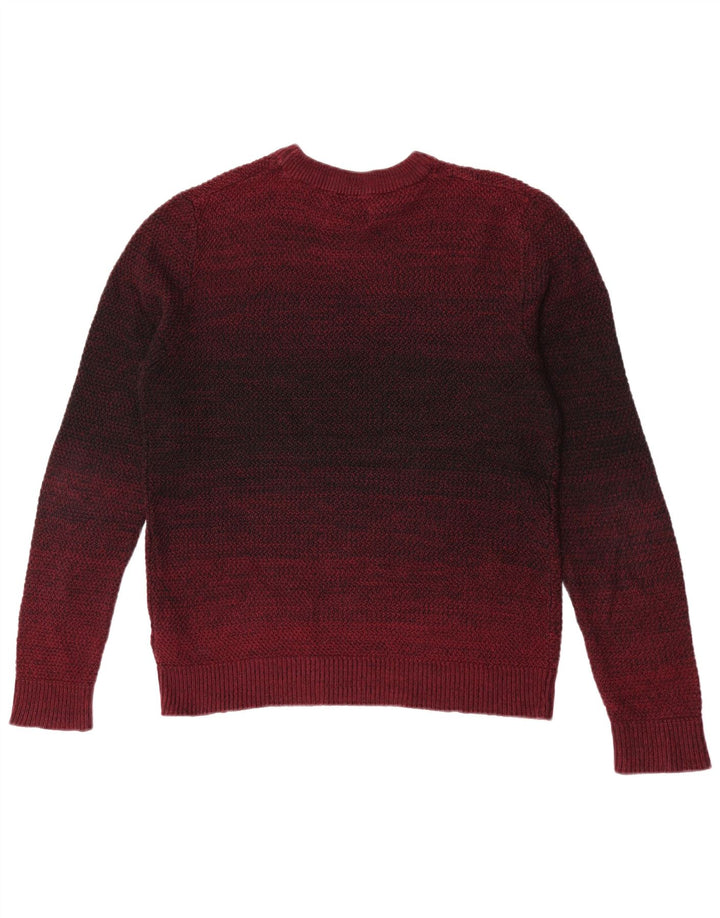 Jack & Jones Ανδρικό πουλόβερ με λαιμόκοψη βαμβακερό μεσαίο καφέ