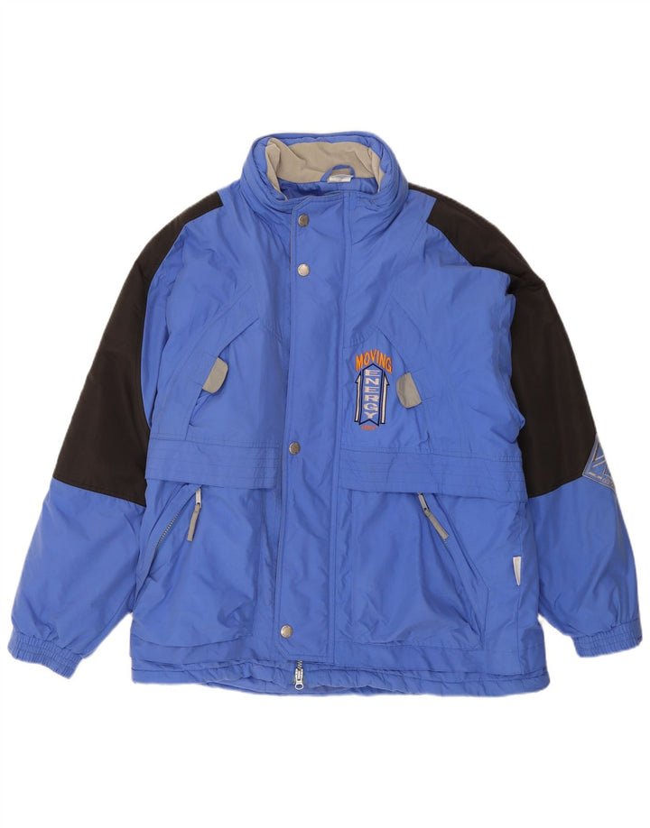 Ανδρικό μπουφάν ETIREL Ski UK 40 Large Blue Colorblock Nylon