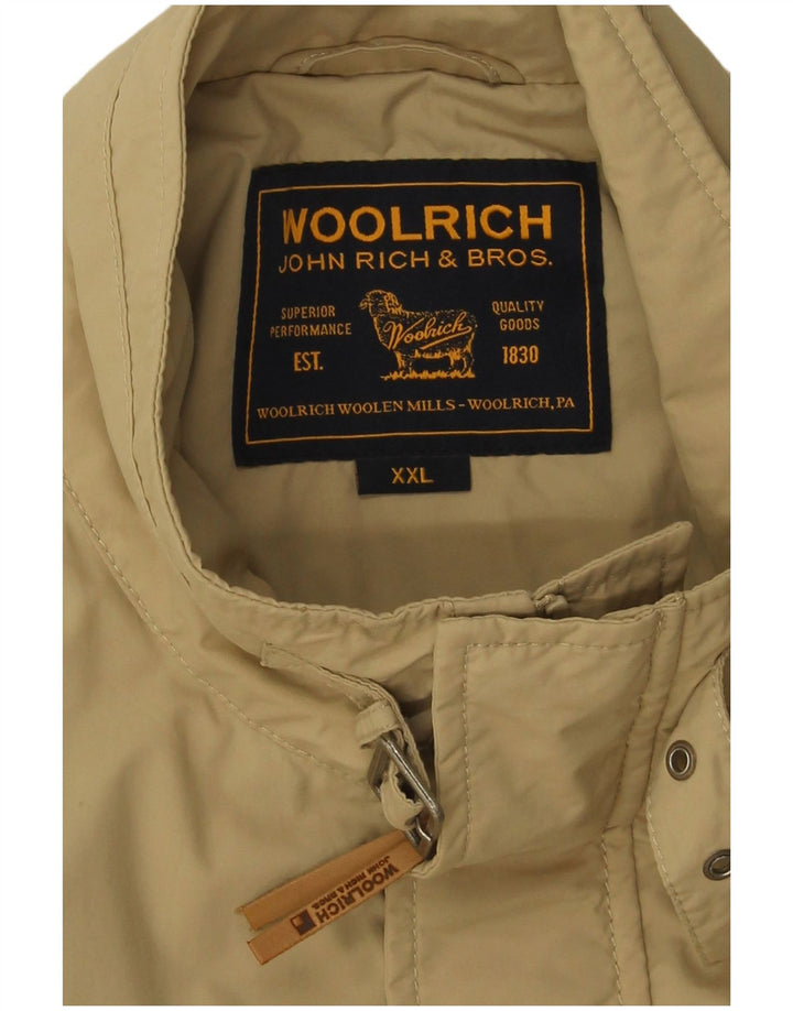 Woolrich Ανδρικό Στρατιωτικό Μπουφάν UK 44 2XL Μπεζ νάιλον