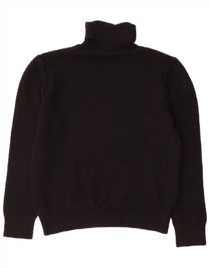 TRUSSARDI Γυναικείο πουλόβερ με ρολό λαιμόκοψη UK 20 2XL Μαύρο