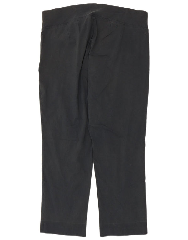 Γυναικείο ίσιο casual παντελόνι Autograph UK 24 4XL W42 L29 Γκρι βισκόζη