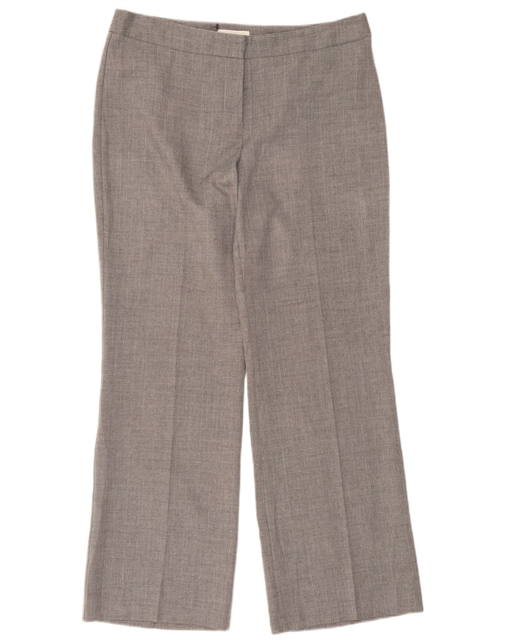 Marks & Spencer γυναικείο παντελόνι UK 14 Medium W32 L28 Grey Pearringbone