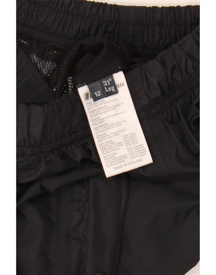 Γυναικεία φόρμα BERGHAUS Παντελόνι UK 12 Medium Black Nylon