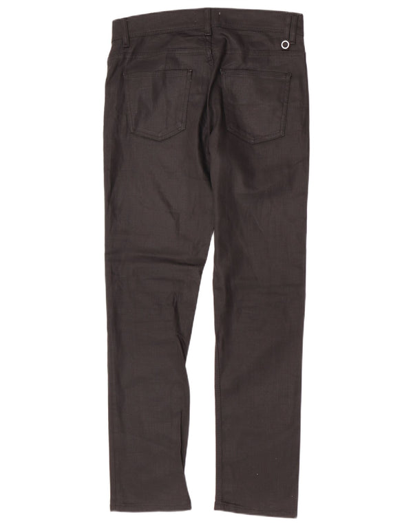 Zara Ανδρικό Slim Casual Παντελόνι EU 38 Small W30 L30 Μαύρο βαμβακερό