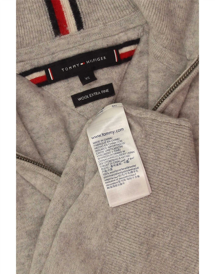 Ανδρικό πουλόβερ με φερμουάρ Tommy Hilfiger XS Γκρι μαλλί