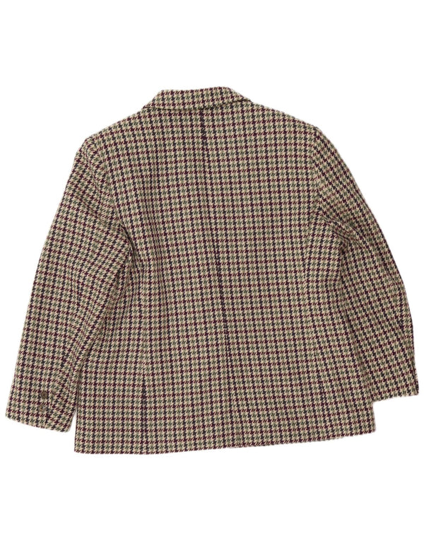 ELENA MIRO Γυναικείο μπουφάν blazer UK 18 XL πολύχρωμο Houndstooth