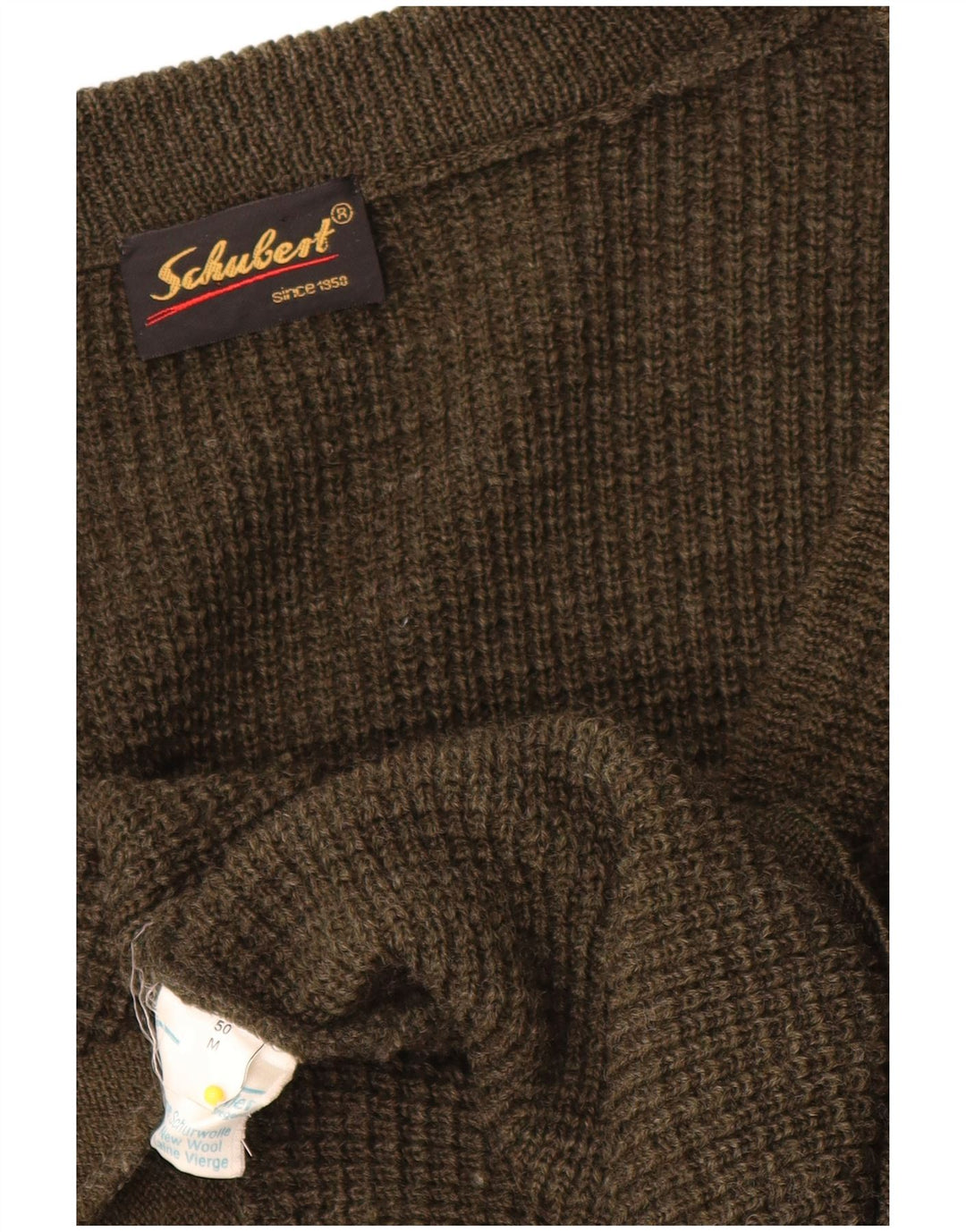 Ανδρική ζακέτα Vintage IT 50 Medium Khaki New Wool