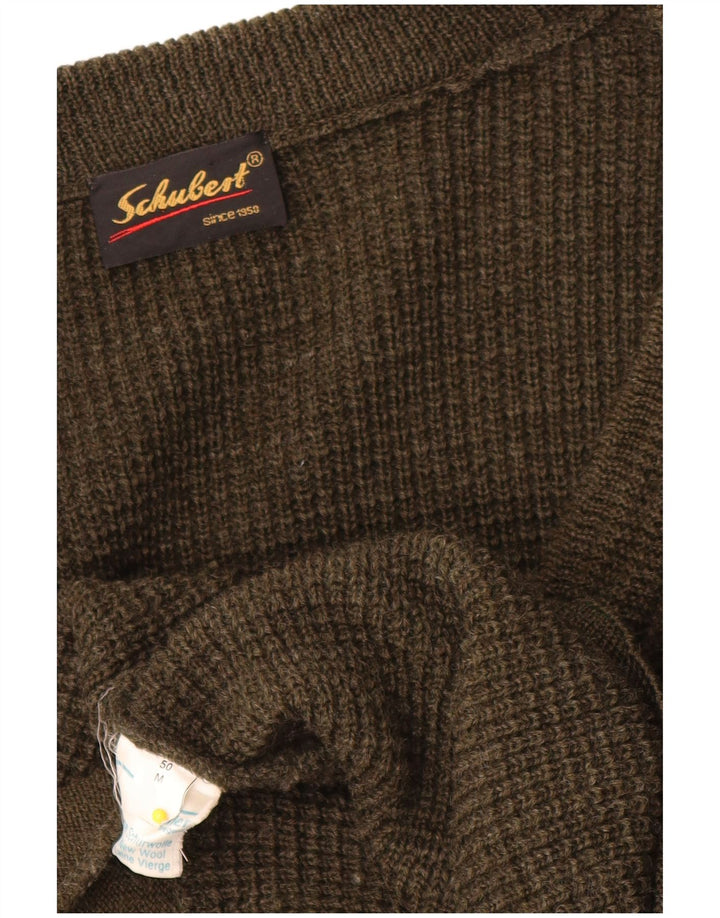 Ανδρική ζακέτα Vintage IT 50 Medium Khaki New Wool