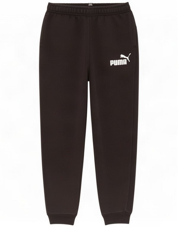 Puma Boys Trackssuit Trousers Joggers 7-8 Years Black Cotton
