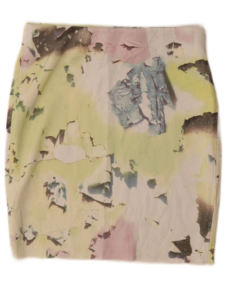 Γυναικεία Zara Abstract Pattern Pencil Φούστα Medium W28 Πολύχρωμη