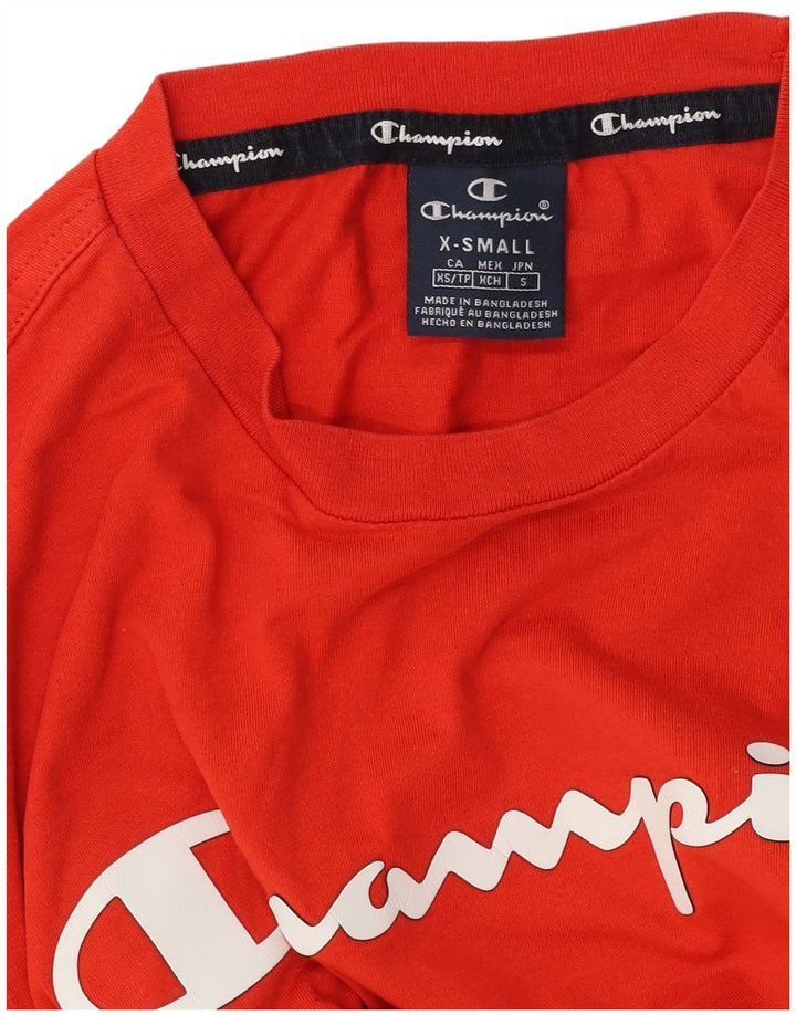 Ανδρικό γραφικό T-Shirt Champion Top XS Red