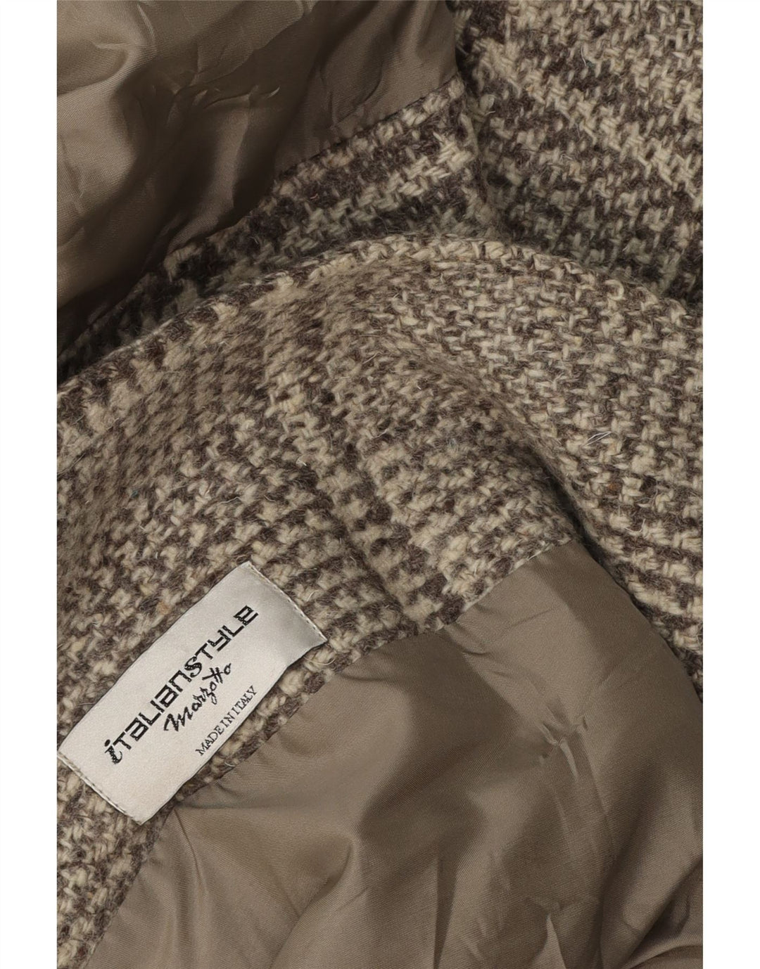 Vintage γυναικείο υπερμεγέθη πανωφόρι UK 16 Large Grey Check