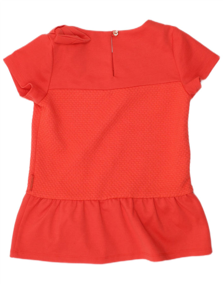 Ted Baker Girls Blouse Top 7-8 Years Red Polyester