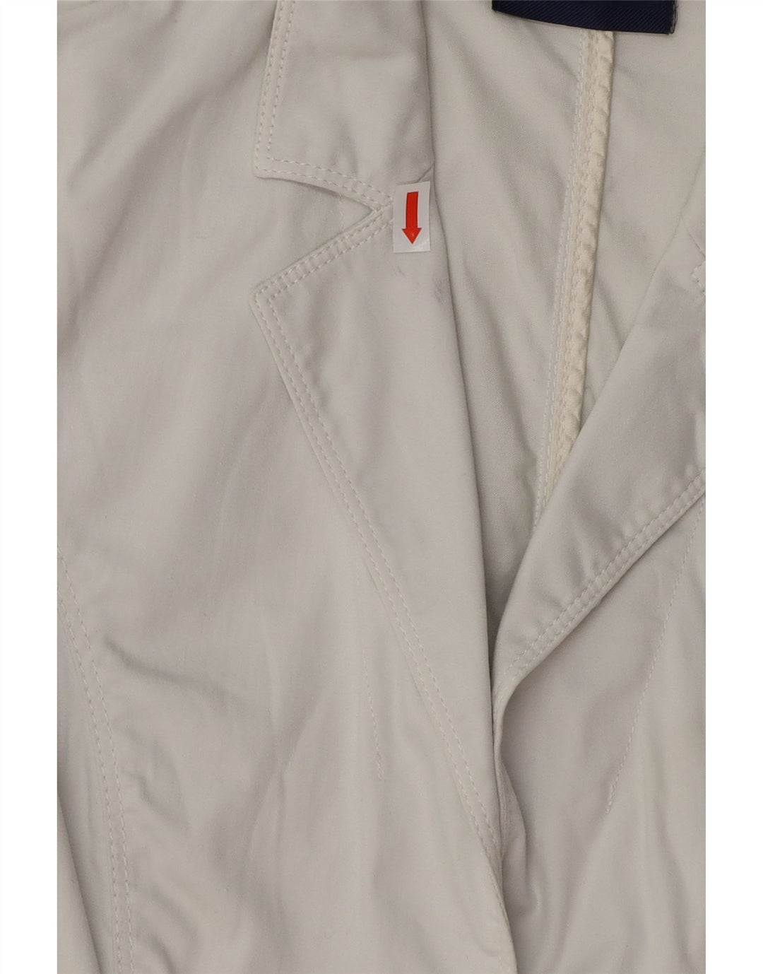 TRUSSARDI Γυναικείο Μπουφάν Blazer 3 Κουμπιών IT 40 Μικρό Λευκό Βαμβακερό