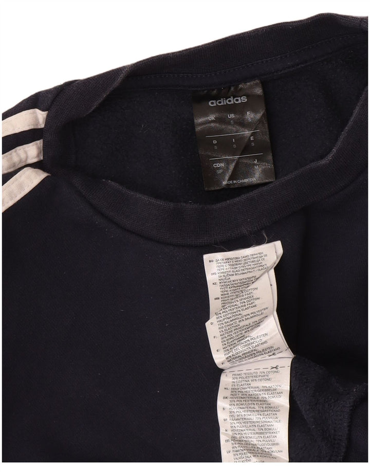 Ανδρικό φούτερ Adidas Jumper Small Navy Blue βαμβακερό
